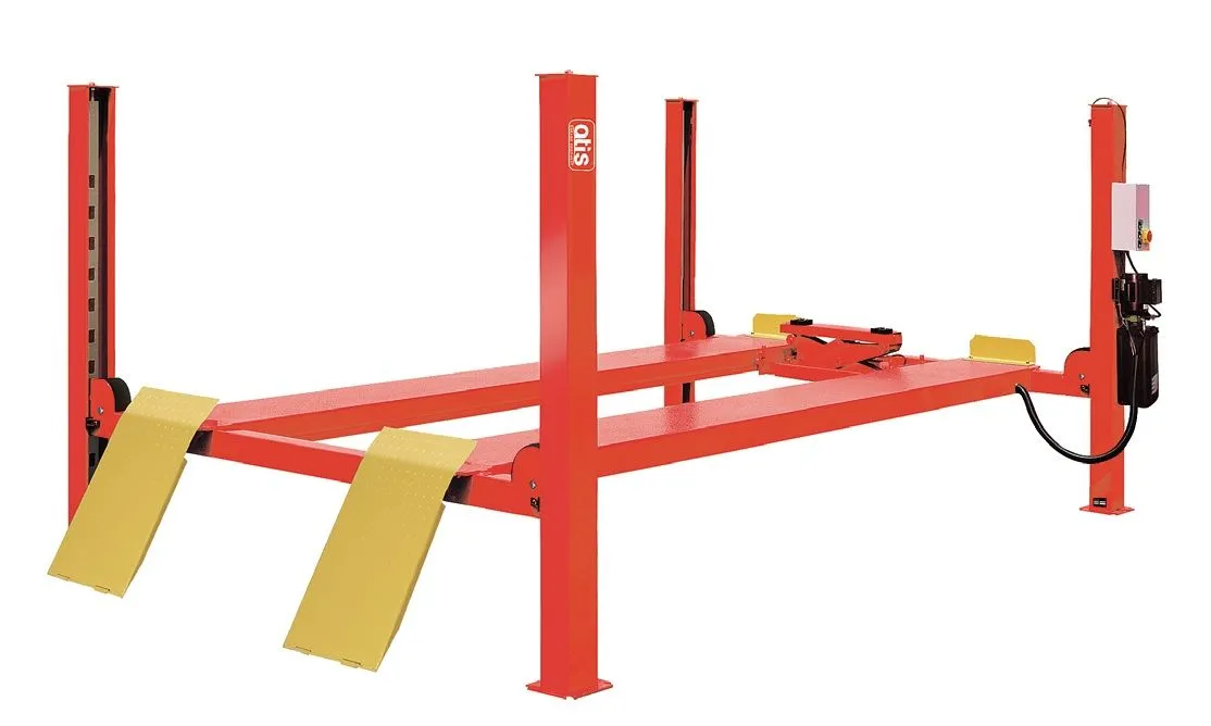 Электрогидравлический подъемник A455 (PEAK 412) Подъемник четырехстоечный, 5,5 т. для слесарных работ