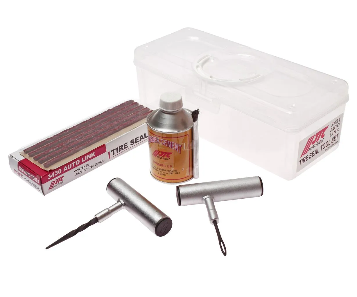 Набор для ремонта автомобильных шин в кейсе JTC купить