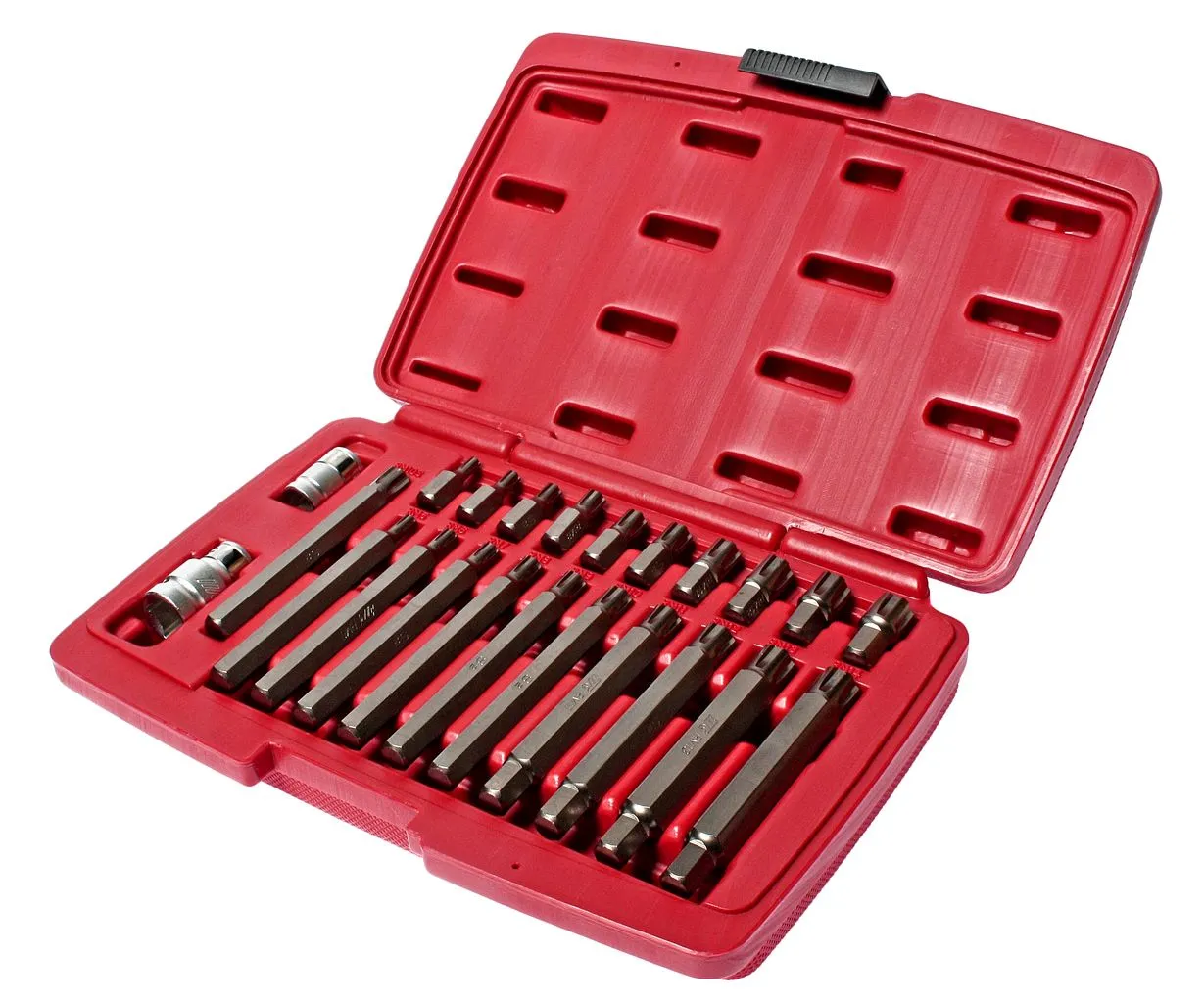 Набор бит 1/2" 3/8" RIBE RM5-RM14 2 держателя 23 предмета в кейсе JTC купить