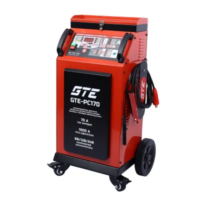 Устройство пуско-зарядное 12-24V 60-750Ач/1000А передвижное GTE