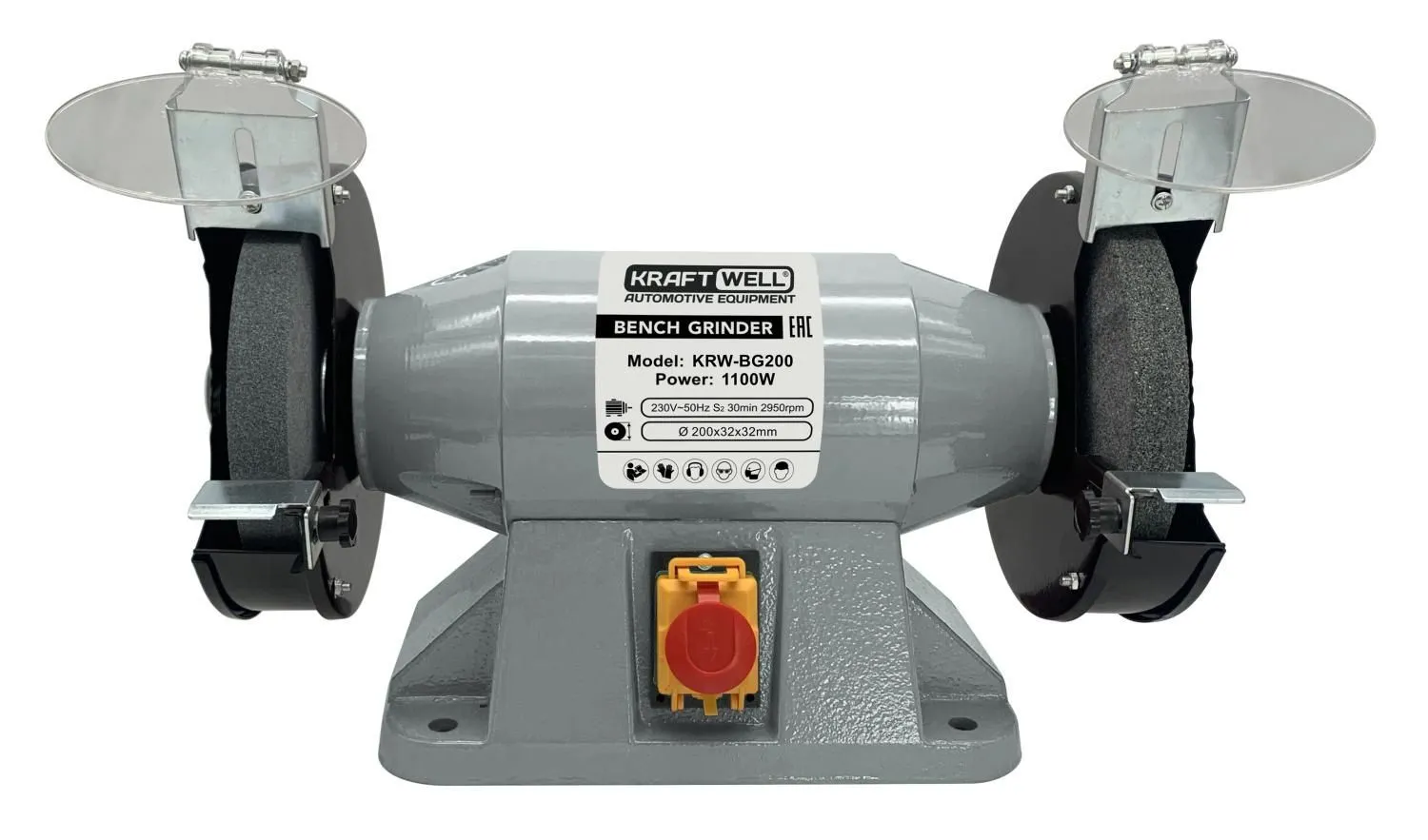 KraftWell KRW-BG200 Заточной станок 200 мм купить