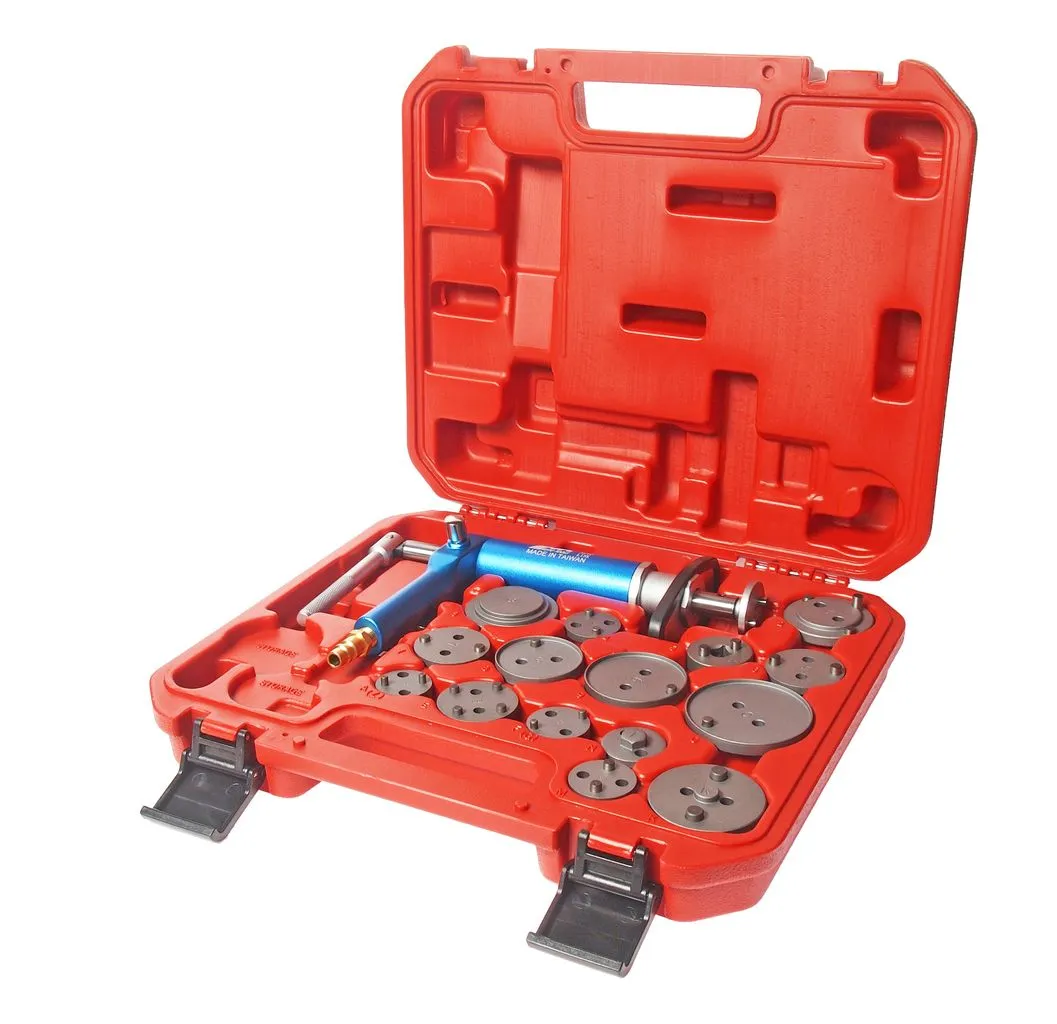 Приспособление для обслуживания тормозных цилиндров с пневмоприводом комплект 15 адаптеров JTC купить