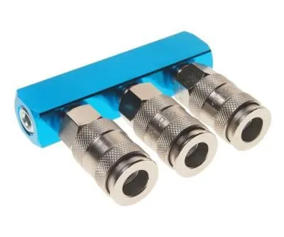 Переходник для компрессора быстросъемный с клапаном тройник JTC