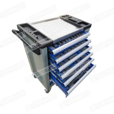 ТЕМП JX-07-258 Тележка инструментальная с набором инструмента, 258 предметов