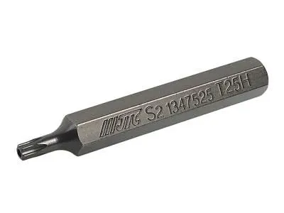 Бита TORX Т25Hх75мм 10мм удлиненная S2 JTC
