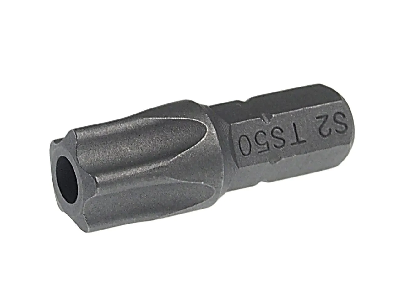 Бита TORX TS50Hх25мм 1/4" 5-ти гранная с отверстием JTC купить