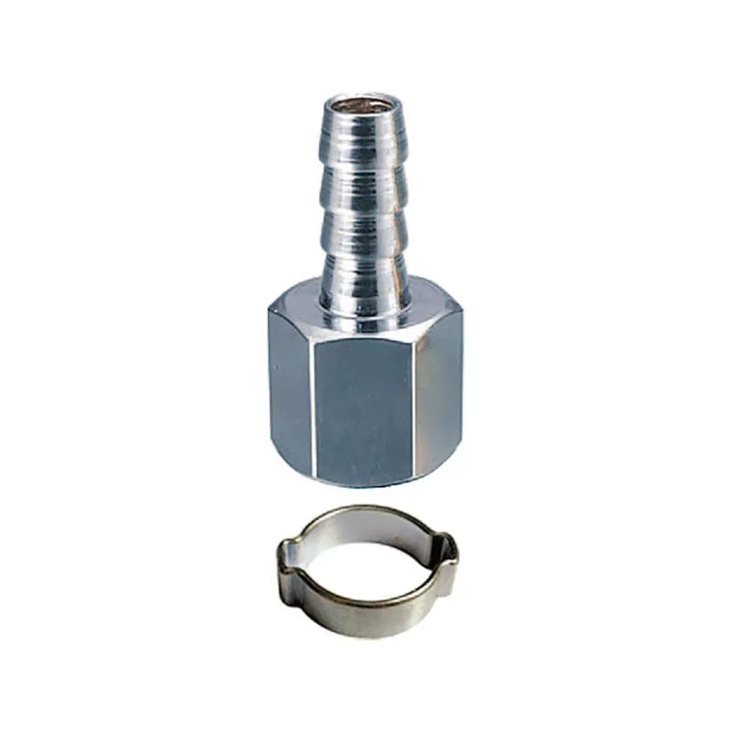 FUBAG Переходник 1/4 дюйма F на елочку 6мм с обжимным кольцом 6х11мм