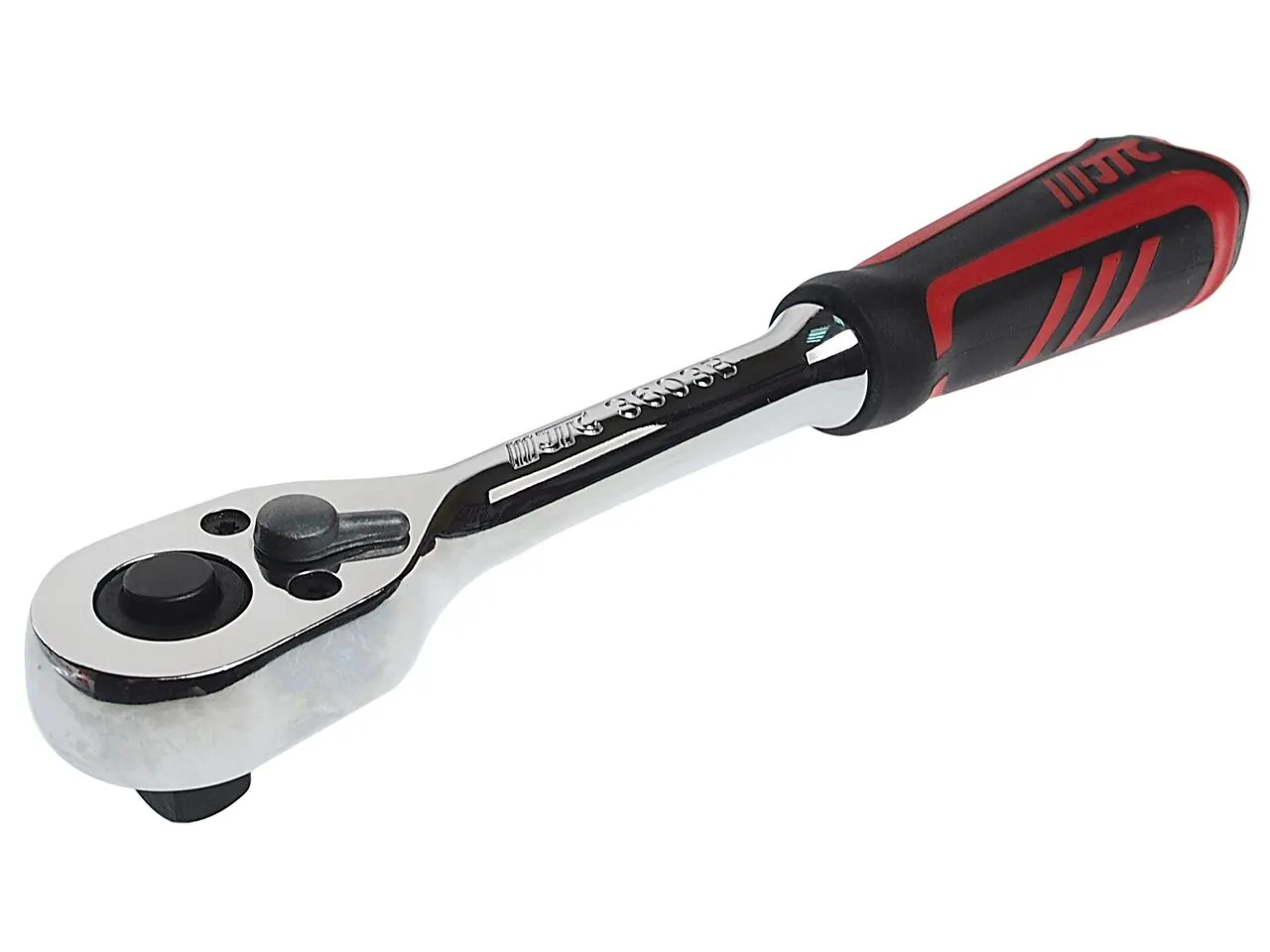 Ключ трещотка 3/8" 36 зубьев 202мм резиновая рукоятка JTC купить