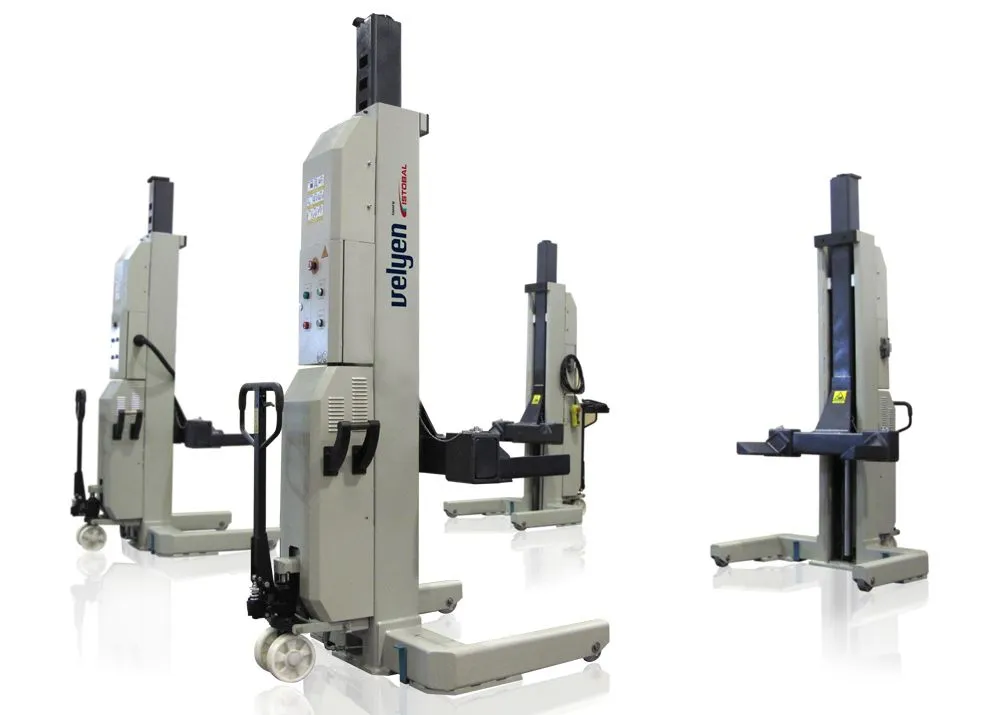 Электрогидравлический подъемник Velyen 4EF0100 Колонны подкатные г/п 4х7,5 т. электрогидравлические