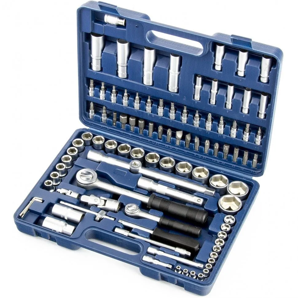 Набор инструментов, 1/2, 1/4, 94 предмета Сибртех купить